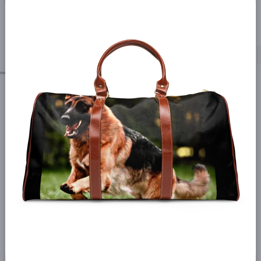 German Shepherd Dog travel bag